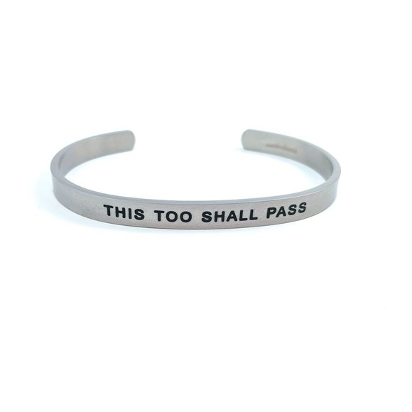 NWT This Too Shall Pass Mantraband - Picture 2 of 11